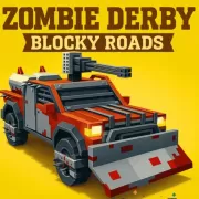 Zombie Derby: Blocky Roads